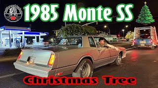 Getting a Christmas tree in our 1985 Monte Carlo SS!!
