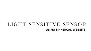 Light Sensitive Sensor