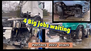 New 2023 YEAR  and 4 big jobs waiting to be fixed.