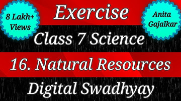 Exercise class 7 science chapter 16 natural resources। Question answer class 7 science chapter 16