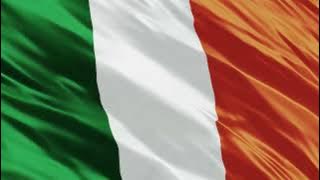 Ireland national flag background 4K video free download