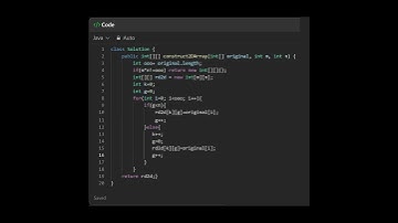 2022 Convert 1D Array Into 2D Array