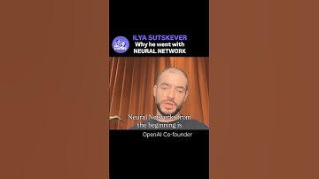 @NoPriorsPodcast OpenAI Co-founder chose NEURAL NETS 📈 #ai #podcast#openai #agi