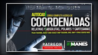 ⚡​ PATREON | AutoCAD | Coordenadas Relativas, Polares y varias cositas mas... | CURSO COMPLETO