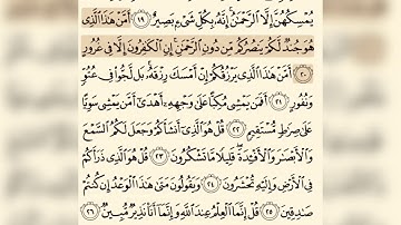 سورة الملك من ٢٠-٢٦ بصوت ماهر المعقلي