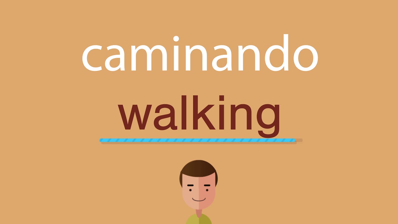 Cómo se dice caminando en inglés - YouTube