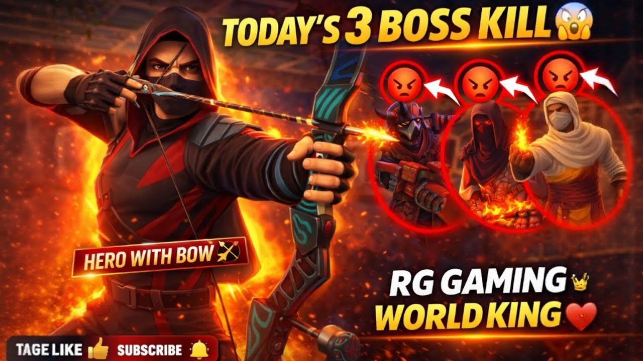 Hero With Bow 🏹 | 3 Boss Kill Gameplay 🔥RG GAMING #rggaming0247 # ...