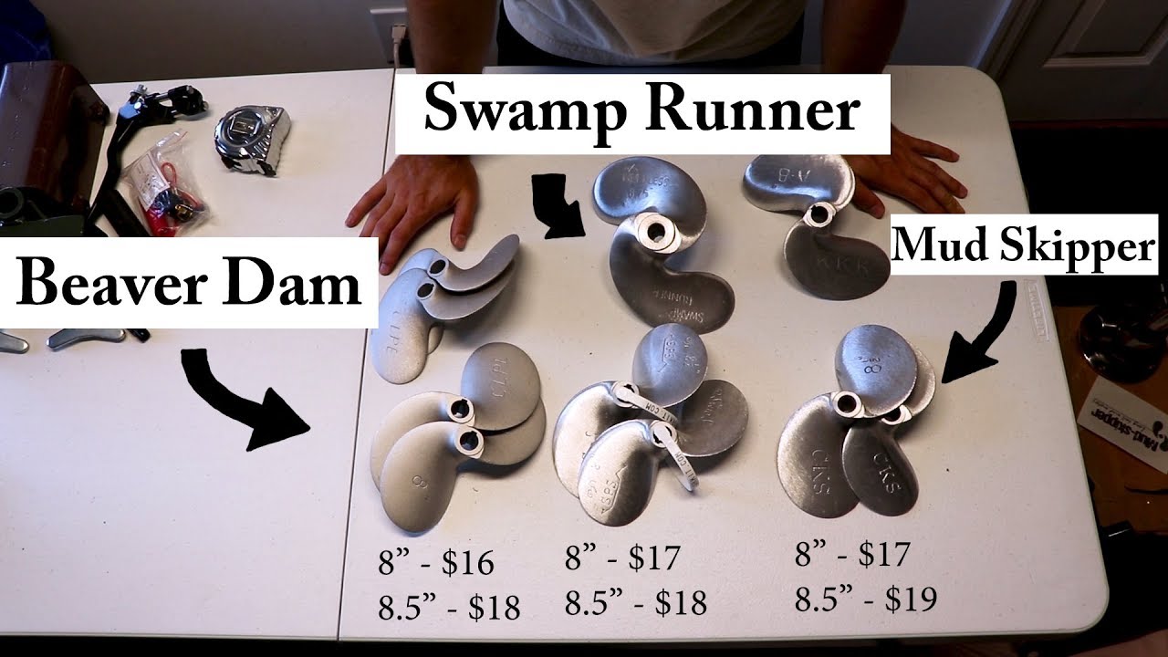 Mud Motor Prop Size Chart