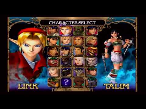 Soul Calibur II - Gamecube - Battle Theater - Link Vs Talim (Match #1 ...