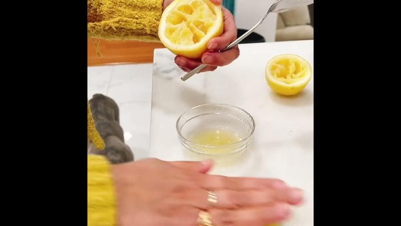 Detoxify with Pure Lemon Juice ll How to Juice a Lemon without a Juicer YouTube