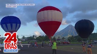 Mga hot air balloon, nakalipad sa Day 2 ng Bicol Loco Hot Air Balloon and... | 24 Oras Weekend