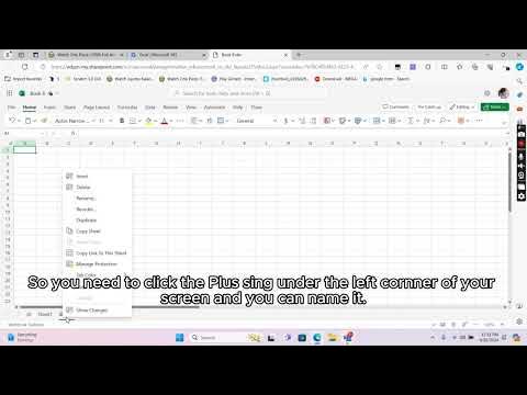 How to add sheets in Excel - YouTube