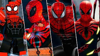 Evolution of Superior Spiderman Suit in Spider-Man Games Marvel's