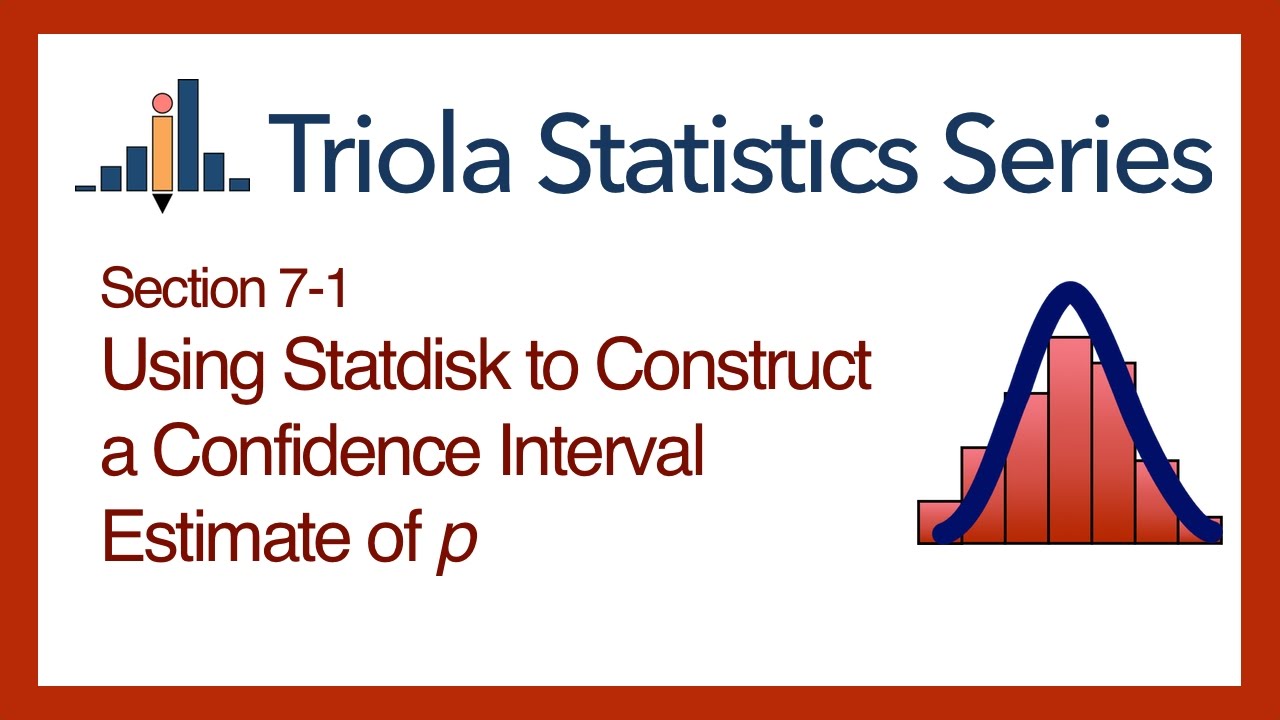 Statdisk Section 7-1: Using Statdisk to Construct a Conf. Interval ...