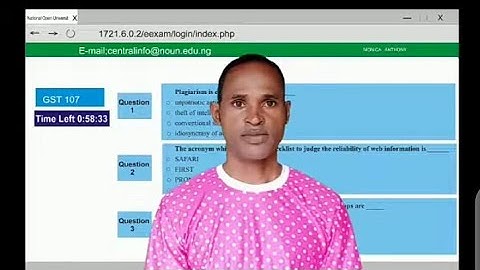 How to login to your Exam Portal || NOUN || #nationalopenuniversity #students #exampreparation