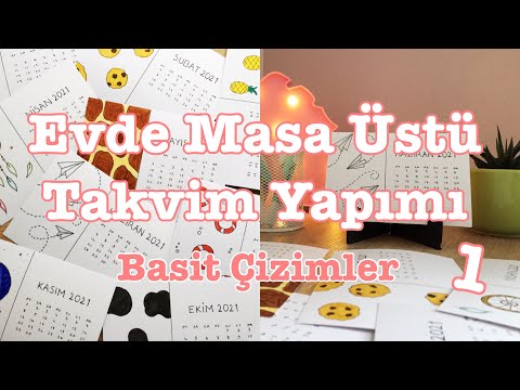 Video: Kendi Masa Takviminizi Nasıl Yapabilirsiniz?