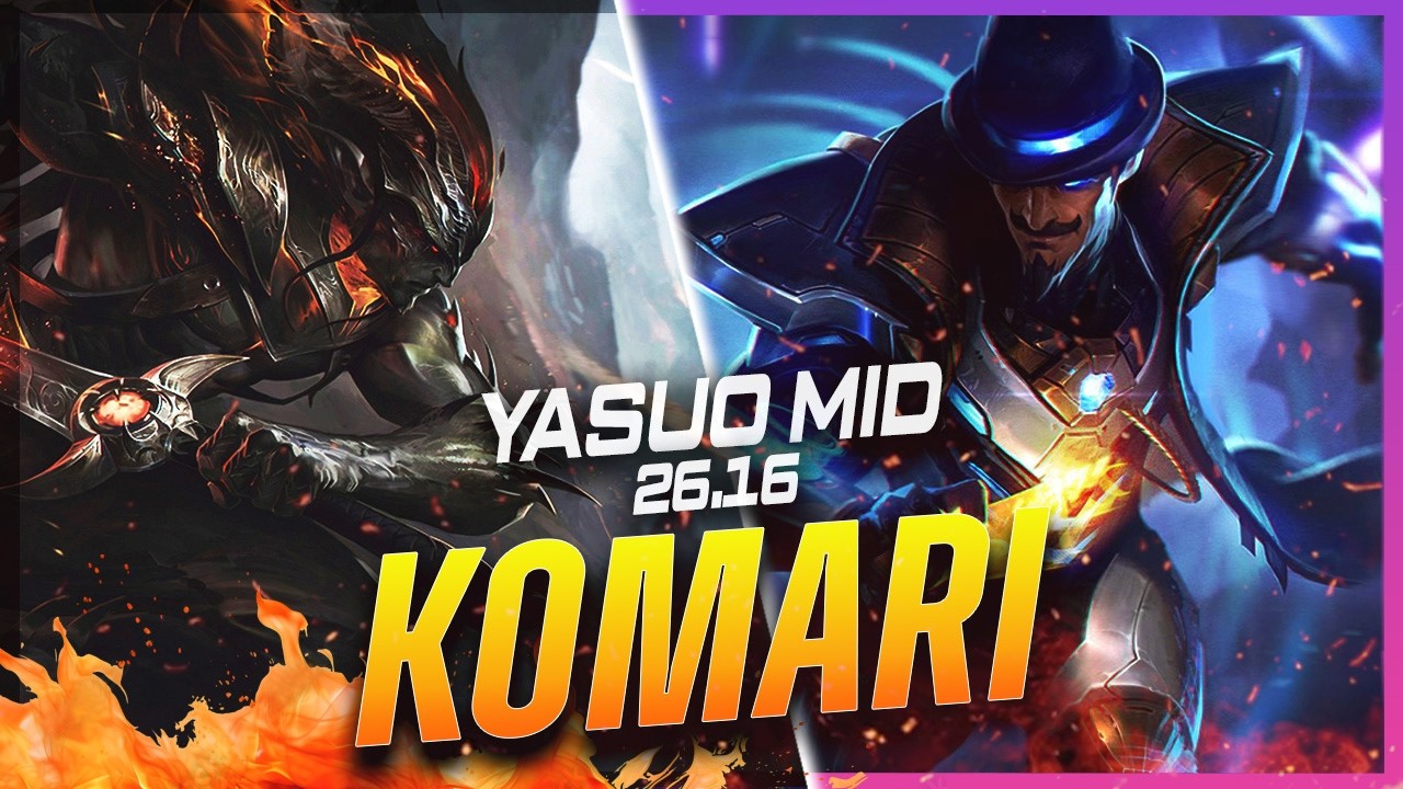 Komari - Yasuo vs Twisted Fate MID Patch 26.16 - Yasuo Gameplay