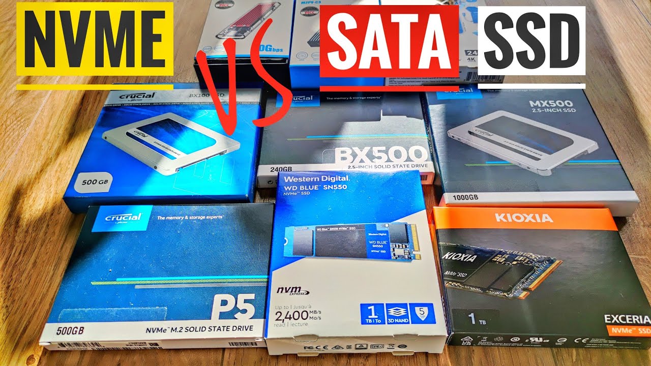 NVMe vs SATA SSD 💥🔥