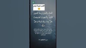أجمل حالات واتس اب دينية❤️|قرآن كريم💚|{المال والبنون زينة الحياة الدنيا}||حياة القلوب🕊️||