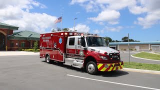 Pasco County Fire Rescue R3 Responding from Quarters