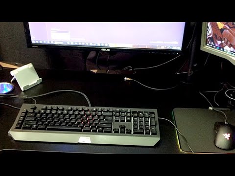 New Gaming Desk Setup! - YouTube
