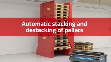 PALOMAT® AMR for EUR-pallets | Communicating with Autonomous Mobile Robots