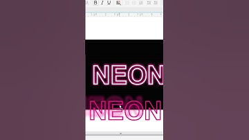 how to create #NEON TEXT Effect | Corel DRAW Text Effect Tutorial | tips & tricks