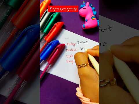 synonyms in english