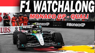 🔴 F1 Watchalong - MONACO GP - QUALI - with Commentary & Timings