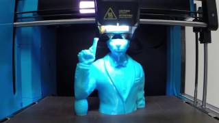 Bond 007 Spectre 3D print Bust timelapse 2015