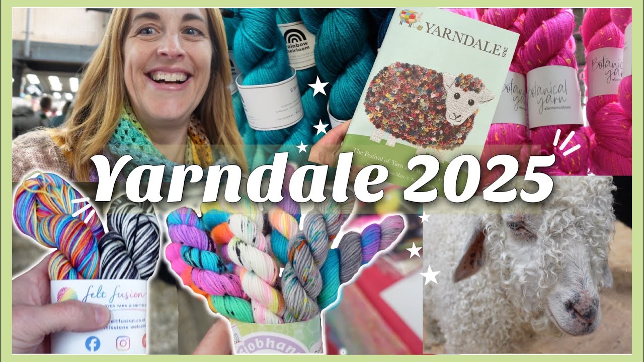 Come with me to Yarndale 2025! UK Yarn show weekend + what I bought 🧶♡🪡 VLOG