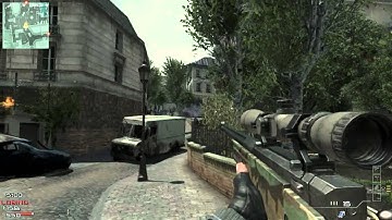 Amazing MW3 Across Map NOSCOPE! (HD)