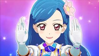 Aikatsu! Seira Otoshiro Kii Saegusa Sora Kazesawa and Maria Himesato Happy Crescendo Stage