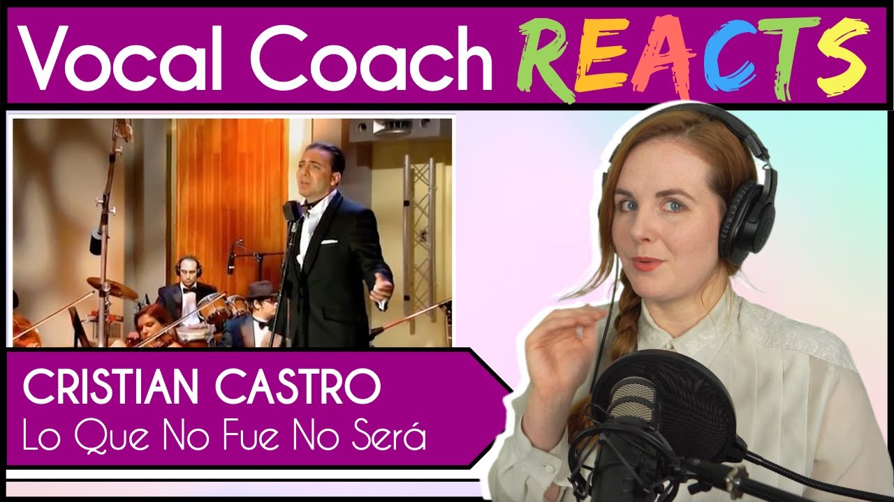 Vocal Coach reacts to Cristian Castro - Lo Que No Fue No Será