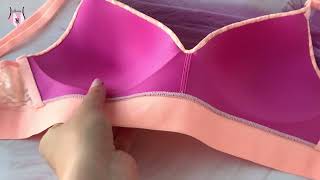 Pink Wireless Lace Lightly Lined