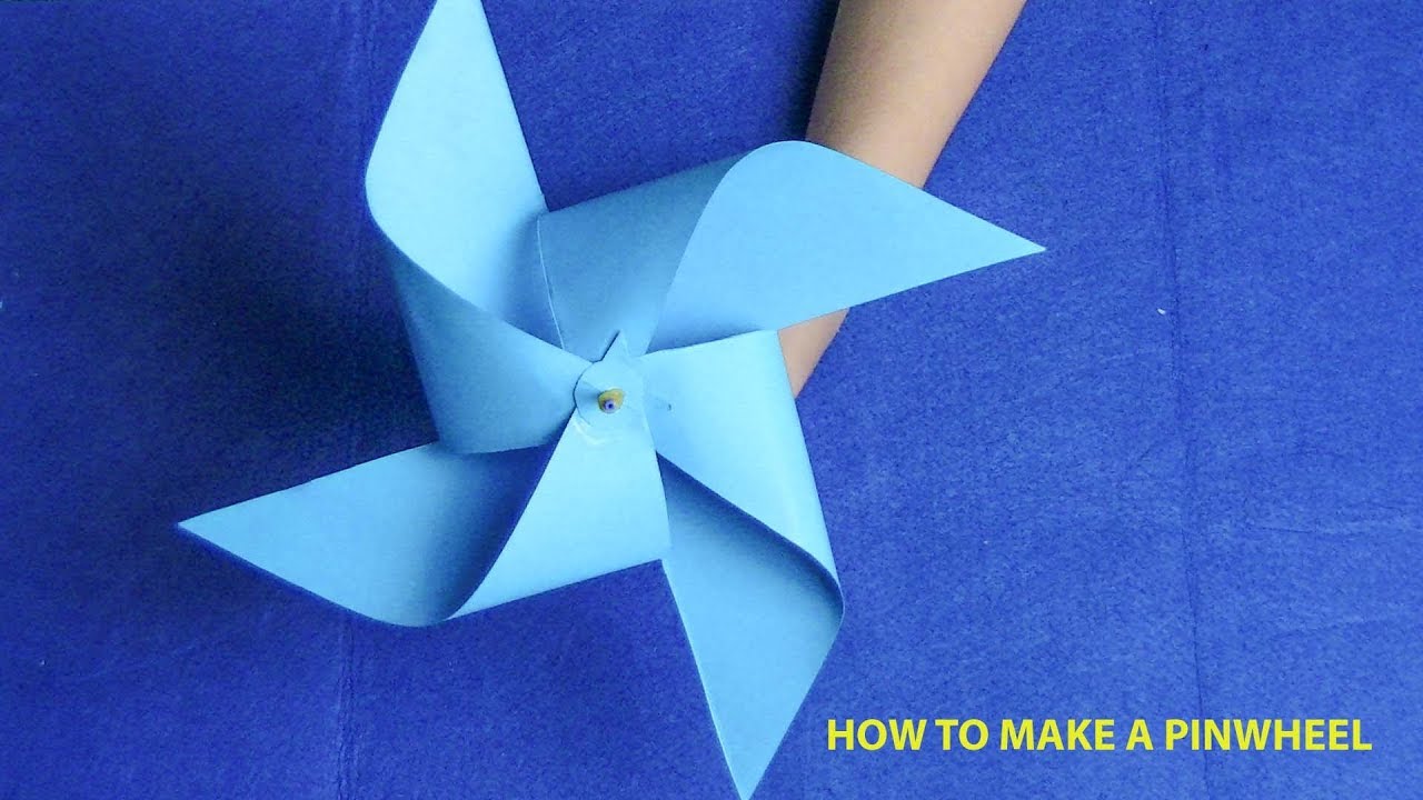 Xếp Giấy Origami-Hướng Dẫn Gấp Chong Chóng Đơn Giản - Youtube
