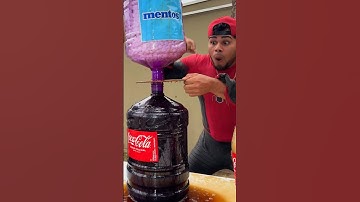 Coca cola VS mentos !
