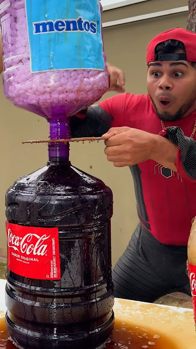 Coca cola VS mentos !