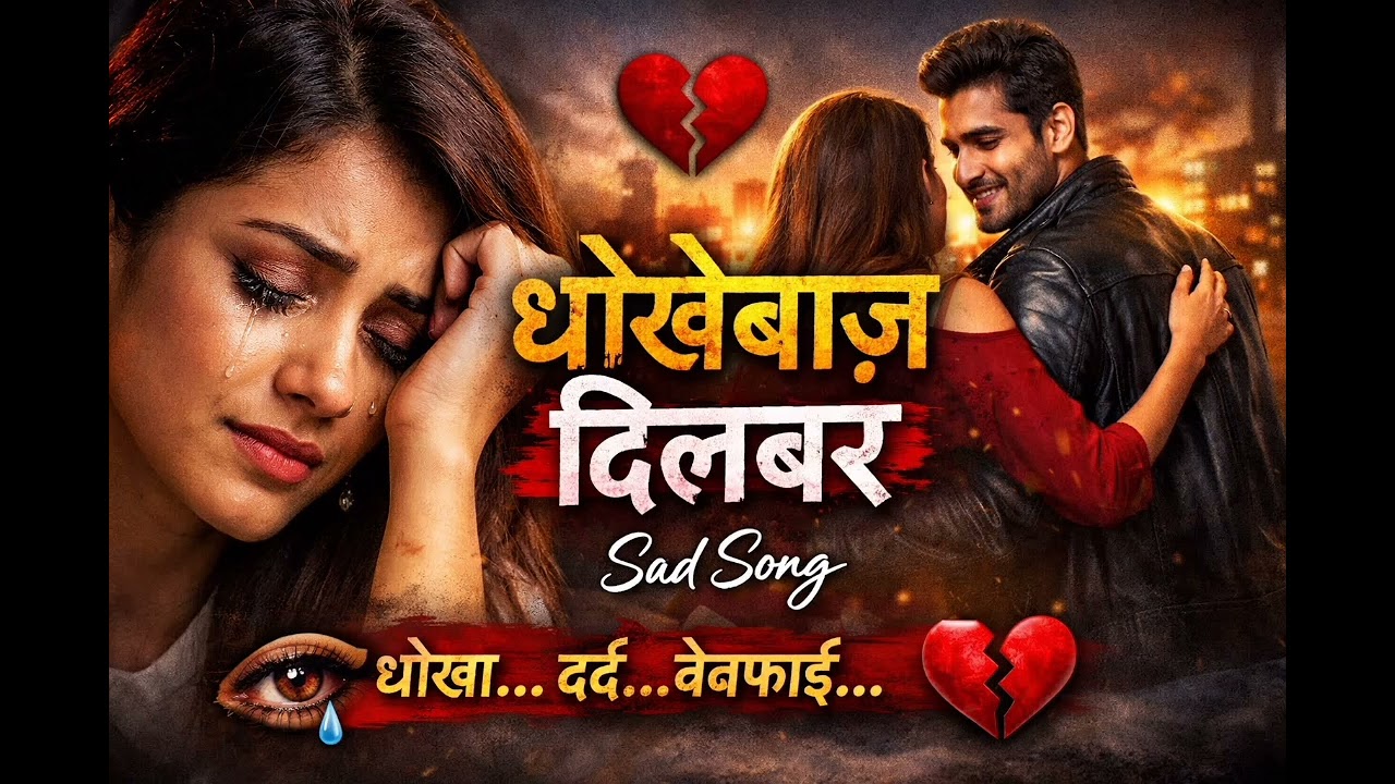 धोखेबाज़ दिलबर 💔 | Very Sad Hindi Song 2026 | Heart Broken Love Story | Bewafa Emotional Song