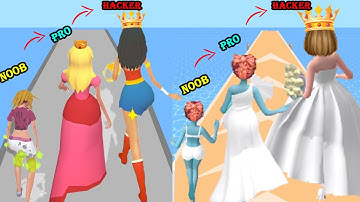 Bridal Rush VS Makeover run | NOOB vs PRO vs HACKER