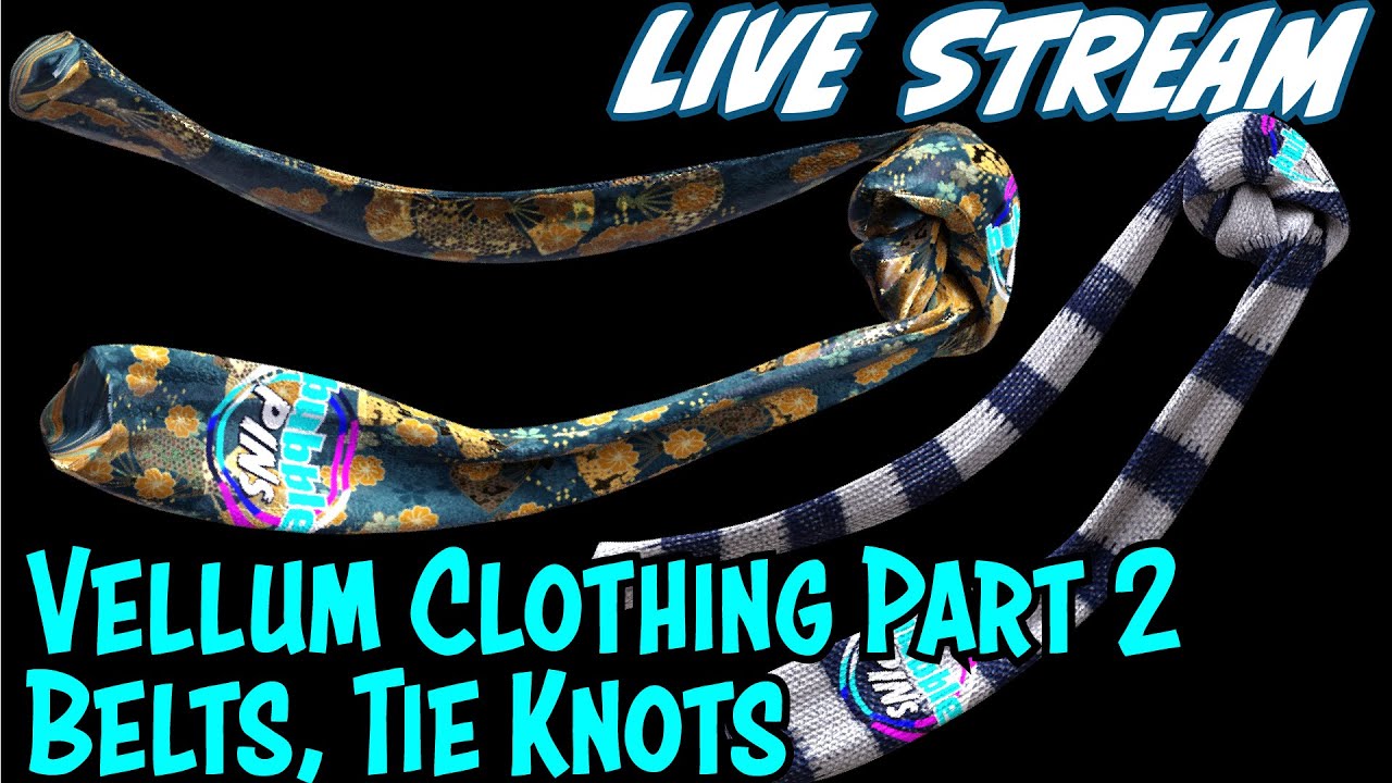 Live Stream on Vellum Belts, Knot Ties, HDA Part 2 - YouTube