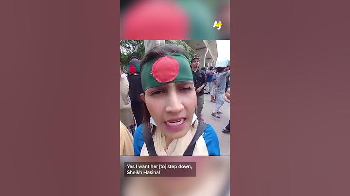 তাদের সরকারকে উৎখাত করার পর, এখানে তরুণ বাংলাদেশীরা #বাংলাদেশ কি চায়