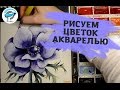 Как Нарисовать Цветок Акварелью | Уроки рисования акварелью от Ирины Сарт