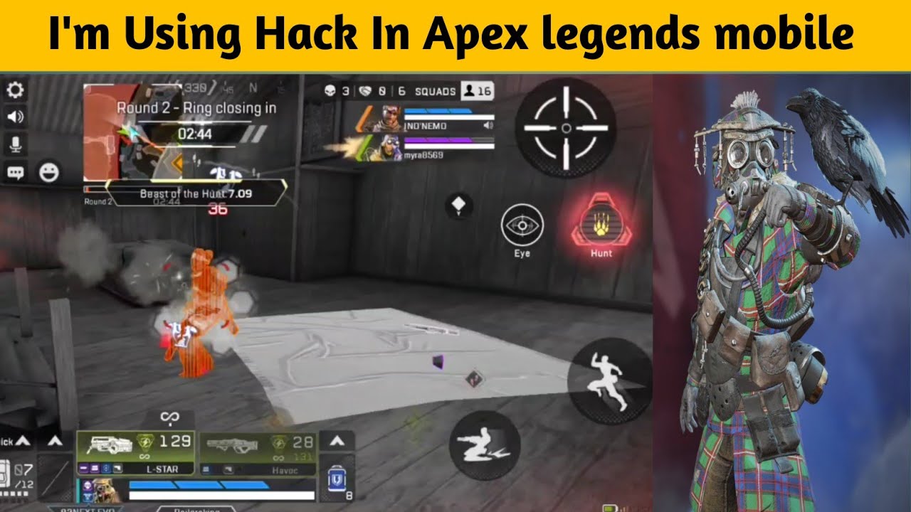 I'm using hacks in apex legends mobile 😈😈 apexlegends 