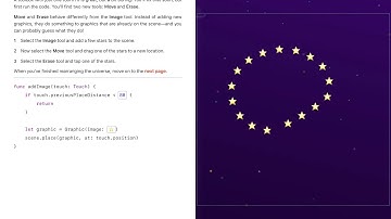 #103. Moving and Erasing Graphics (Swift Playgrounds)