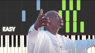 Video thumbnail of "Amina - Joel Exceldist Ikwapa | EASY PIANO TUTORIAL BY Extreme Midi"