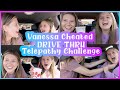 Vanessa Cheated  DRIVE THRU Telepathy Challenge || Taylor &amp; Vanessa