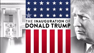 Trump inauguration graphics - CNN, FOX, NBC, CBS, ABC