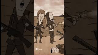 Beavis And Head In War Part 2