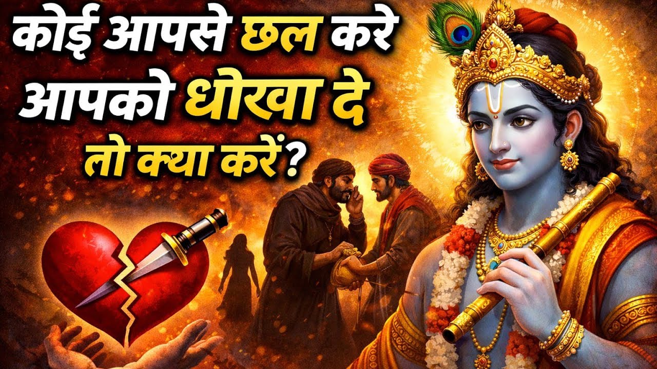 कोई आपसे छल करे आपको धोखा दे तो क्या करें | Krishna🙏🏻🙏🏻🙏🏻🙏🏻